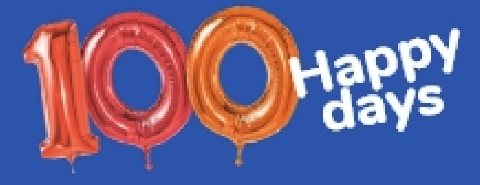 100 Happy days